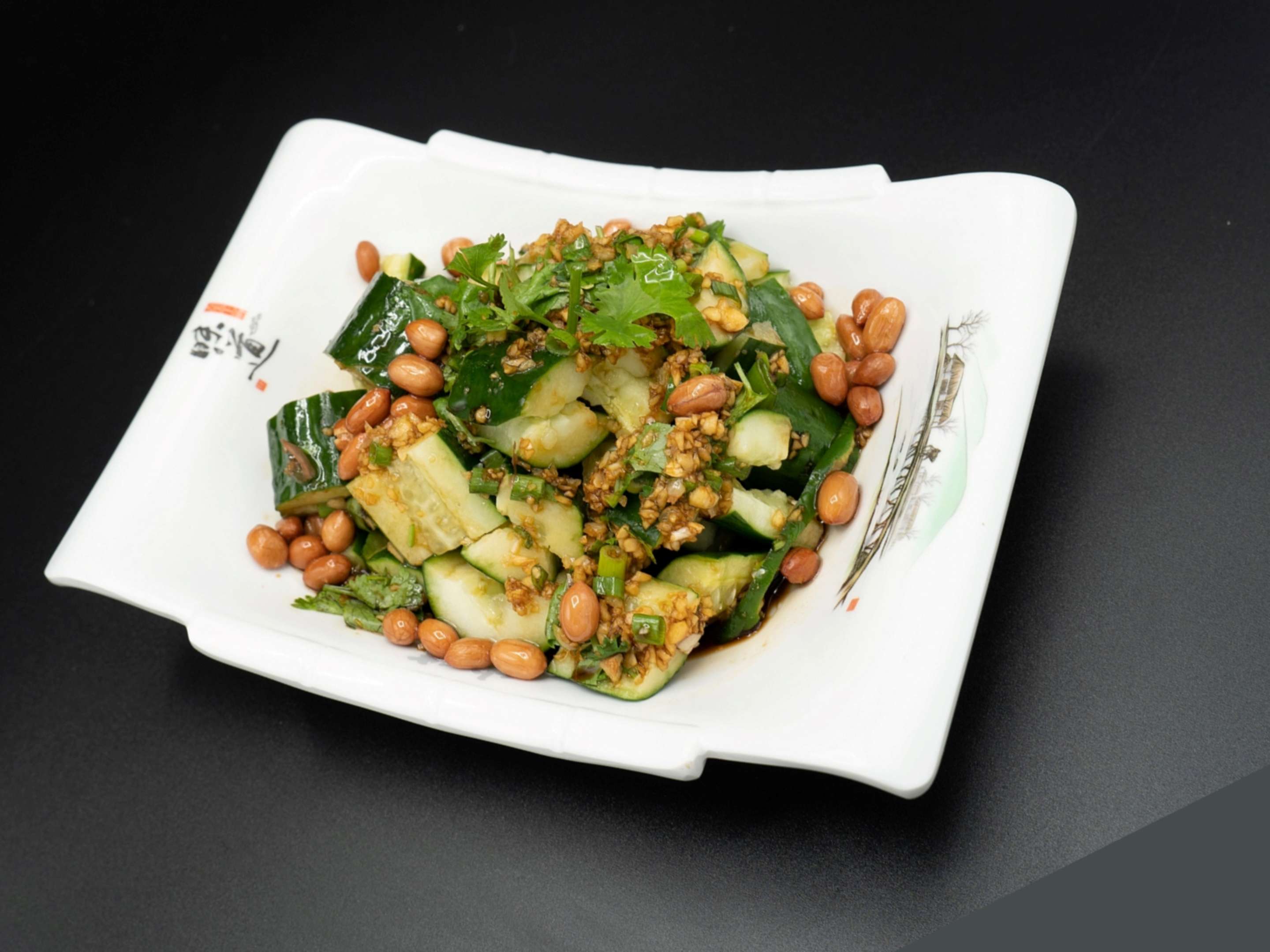 Smashed Cucumber with Garlic