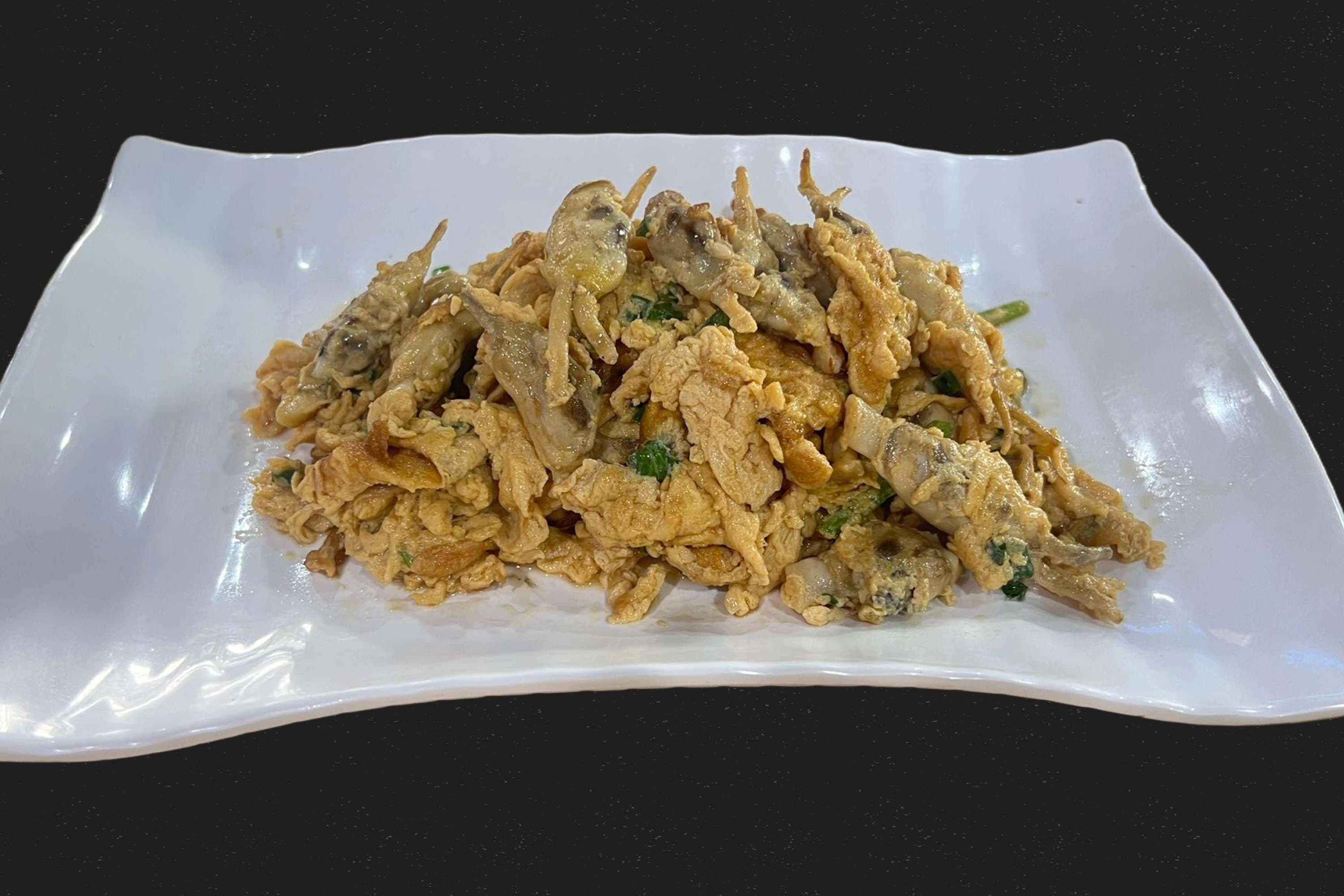 Razor Clam & Egg Stir-fry