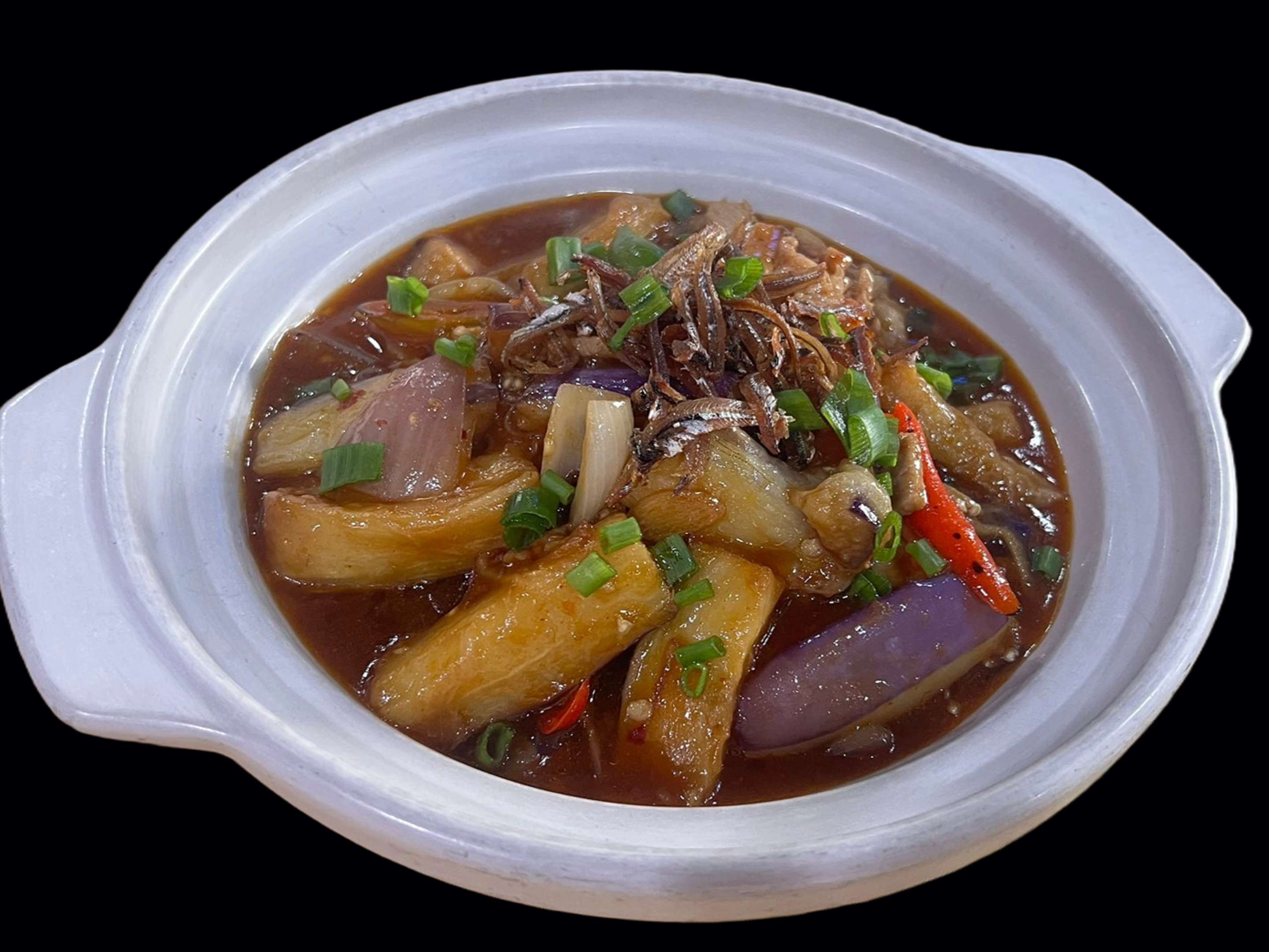 Spicy Garlic Eggplant Claypot