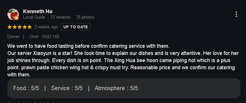 Review from 